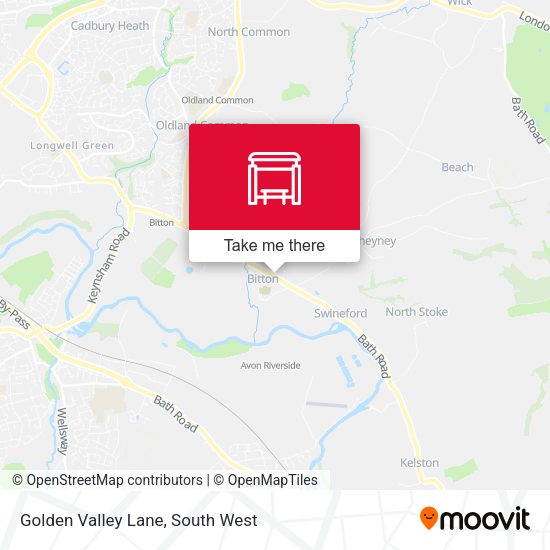 Golden Valley Lane map