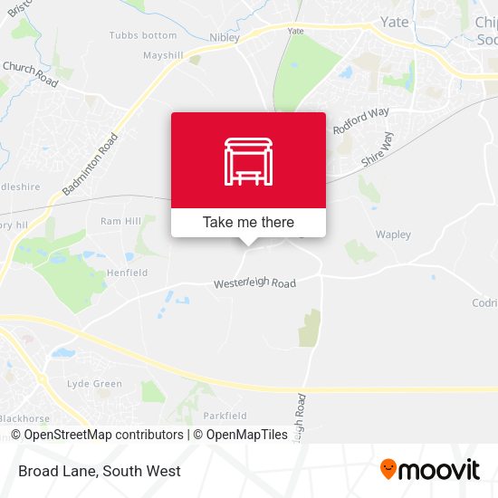 Broad Lane map