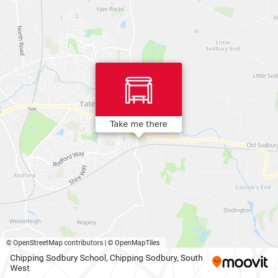 Chipping Sodbury School, Chipping Sodbury map