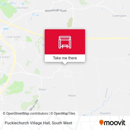 Pucklechurch Village Hall map
