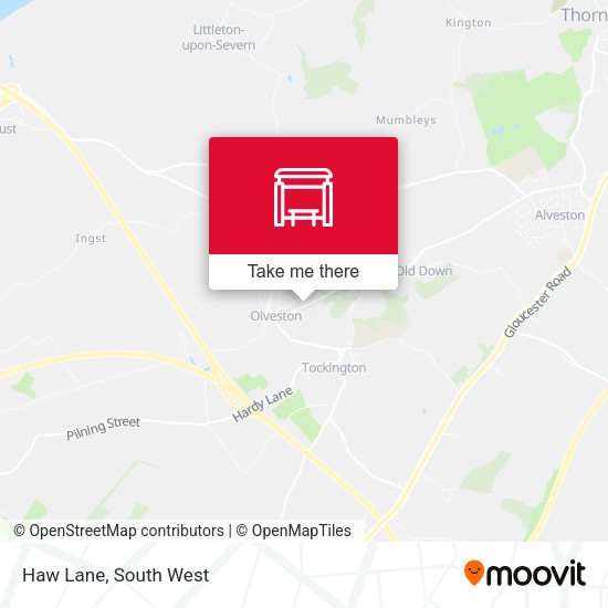 Haw Lane map