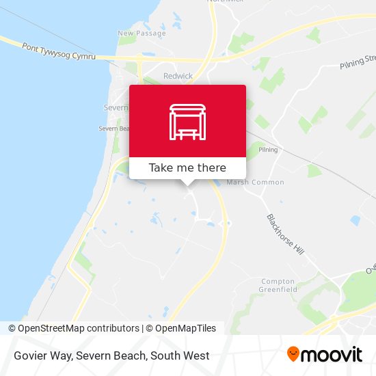 Govier Way, Severn Beach map