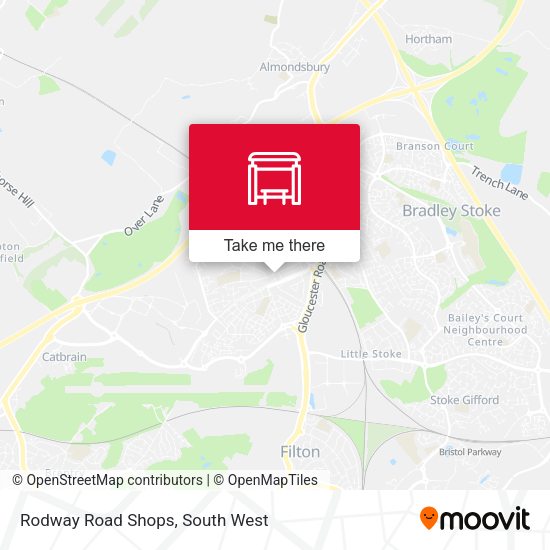 Rodway Road Shops map