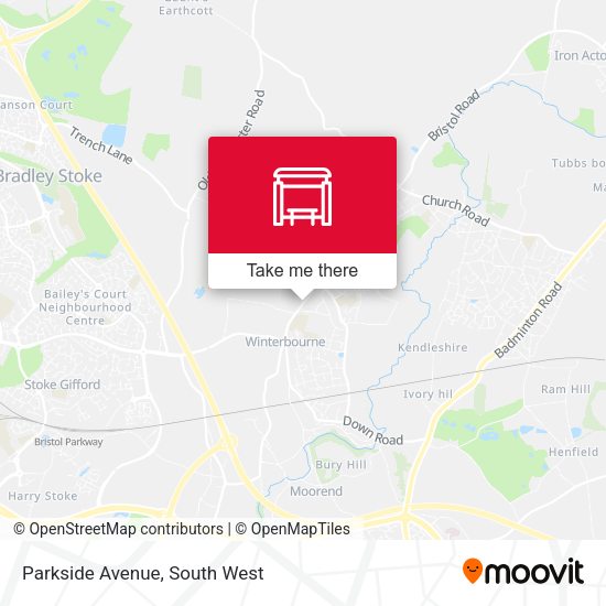 Parkside Avenue map