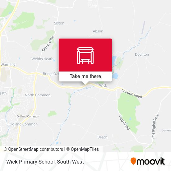 Wick Primary School map
