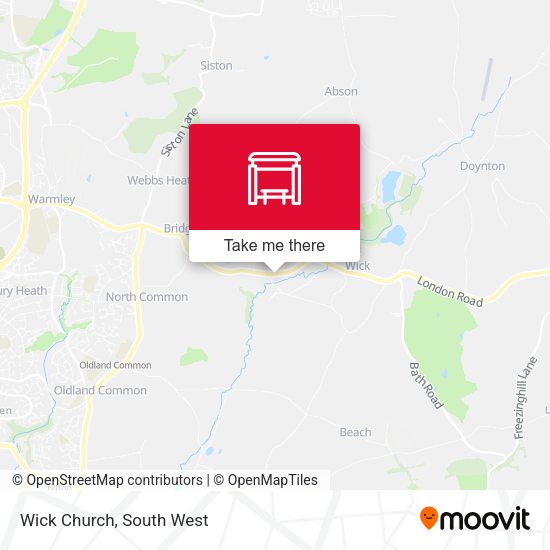 Wick Church map