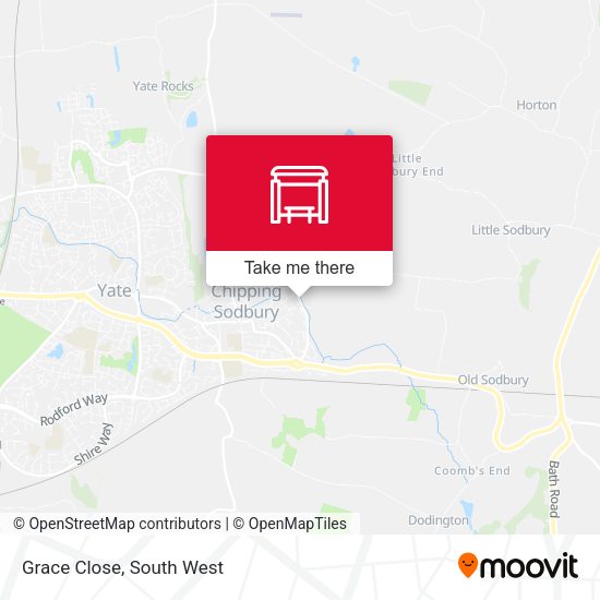 Grace Close map