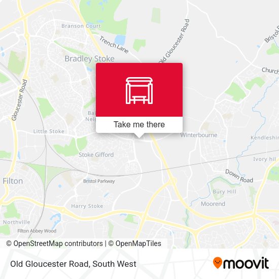 Old Gloucester Road map