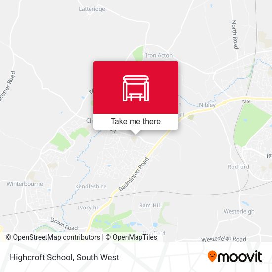 Highcroft School map