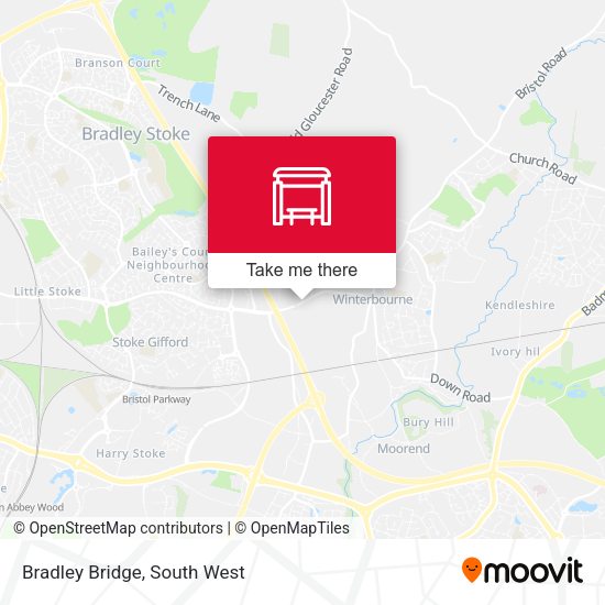 Bradley Bridge map