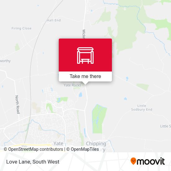 Love Lane map