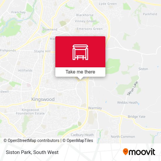 Siston Park map