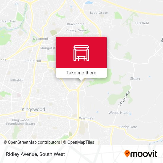 Ridley Avenue map