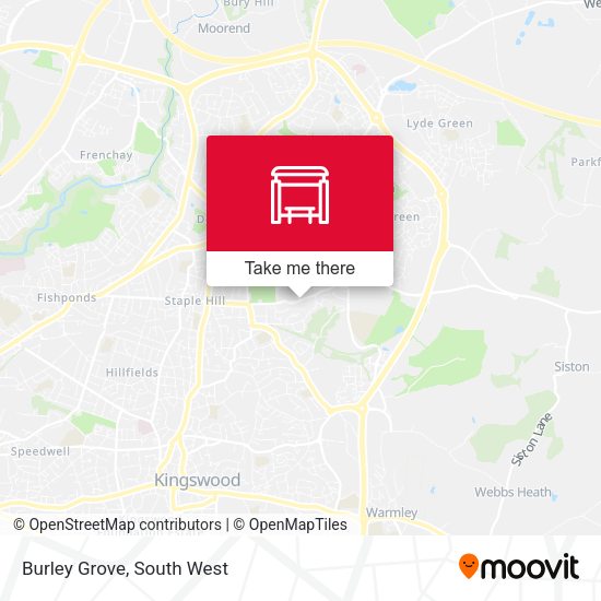 Burley Grove map