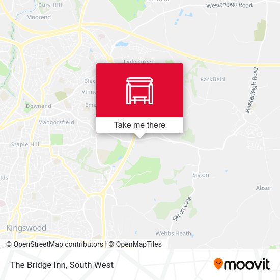 The Bridge Inn map
