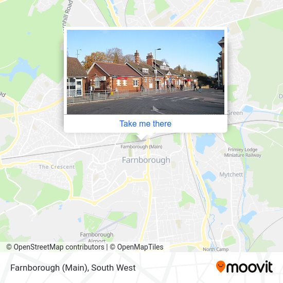 Farnborough (Main) map