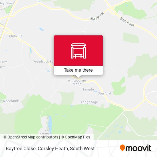 Baytree Close, Corsley Heath map