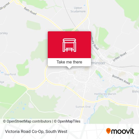 Victoria Road Co-Op map
