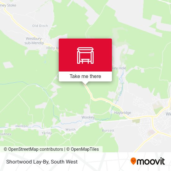Shortwood Lay-By map