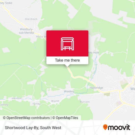 Shortwood Lay-By map