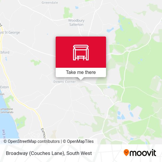 Broadway (Couches Lane) map