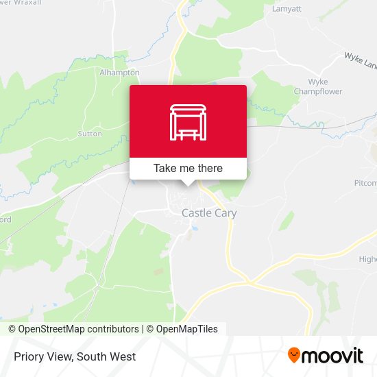Priory View map