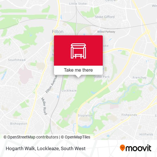 Hogarth Walk, Lockleaze map