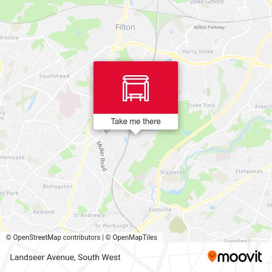 Landseer Avenue map