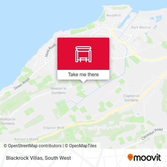 Blackrock Villas map