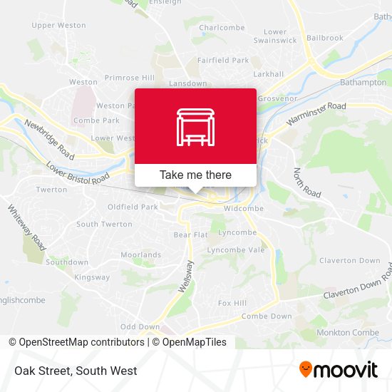 Oak Street map