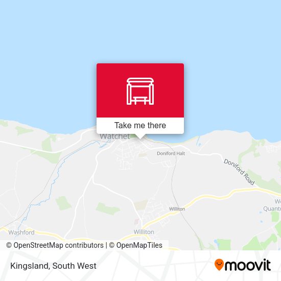 Kingsland map