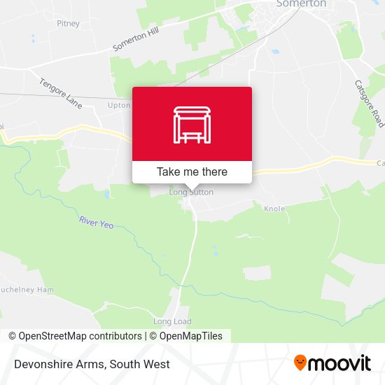 Devonshire Arms map