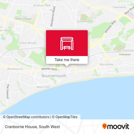 Cranborne House map