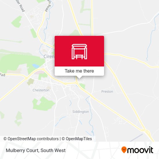 Mulberry Court map
