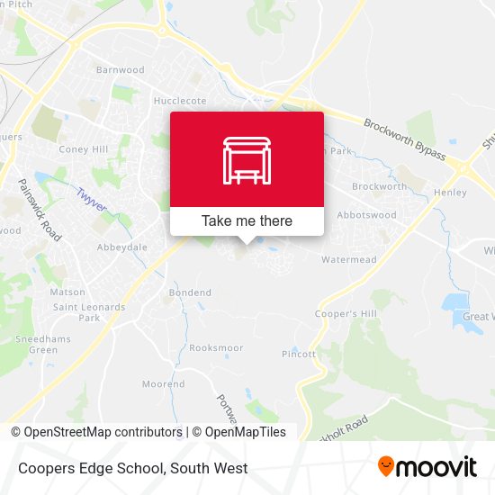 Coopers Edge School map