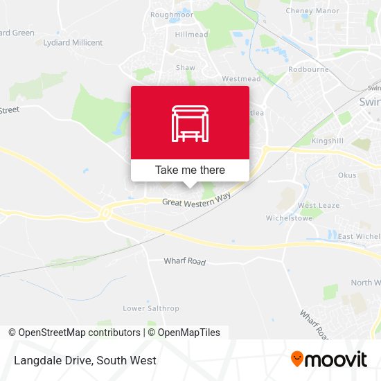 Langdale Drive map