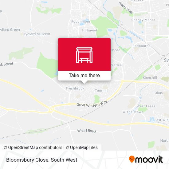 Bloomsbury Close map
