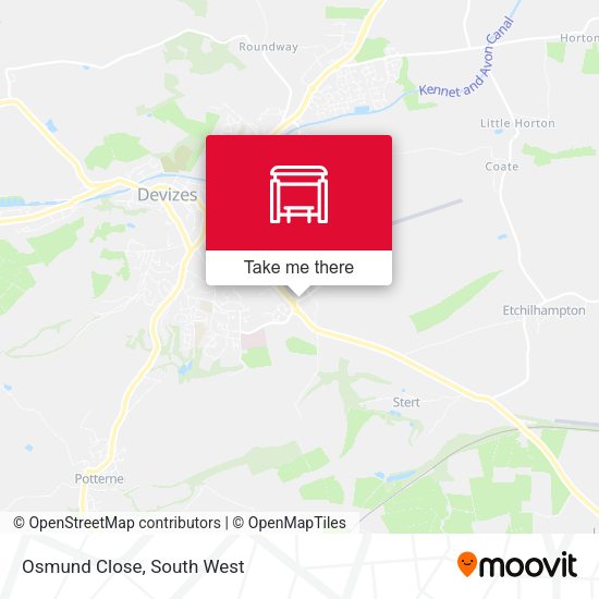 Osmund Close map