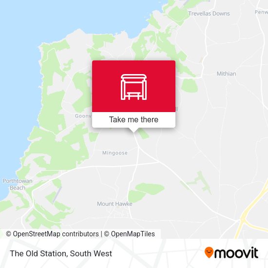 The Old Station map