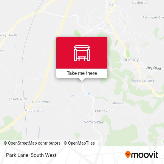 Park Lane map