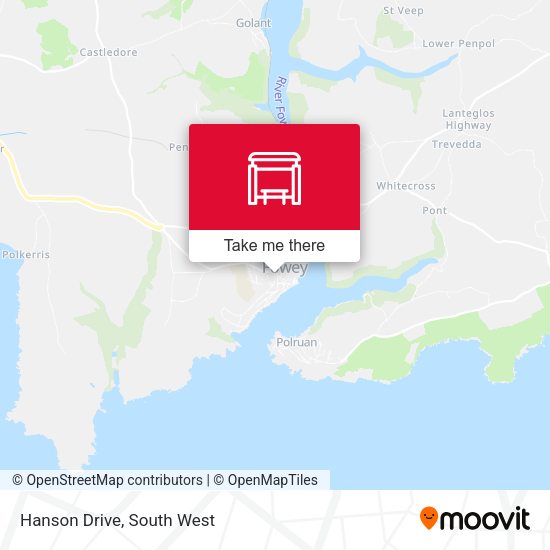 Hanson Drive map