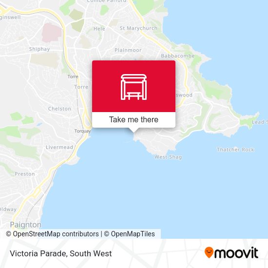 Victoria Parade map