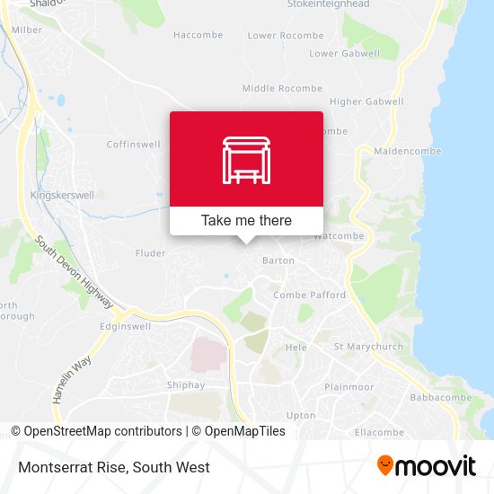 Montserrat Rise map