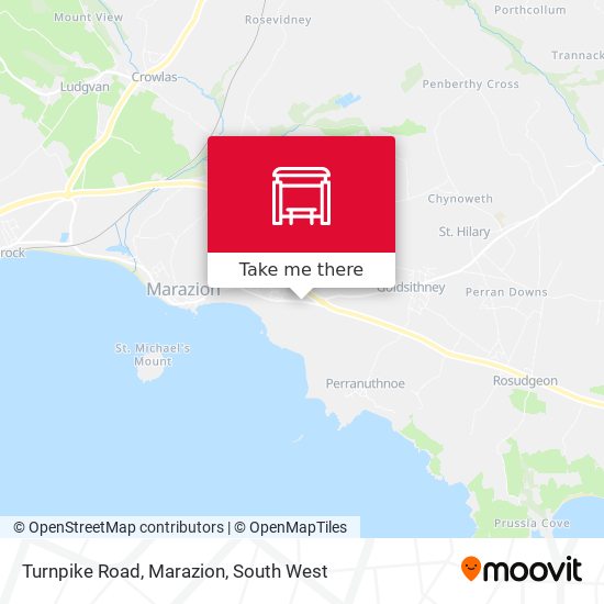 Turnpike Road, Marazion map