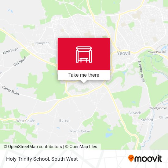 Holy Trinity School map