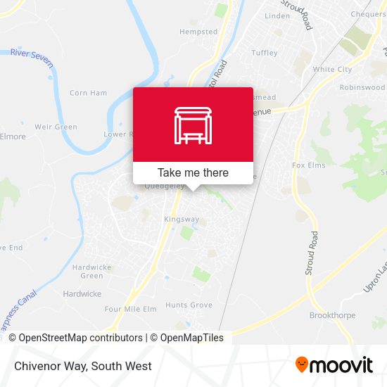 Chivenor Way map