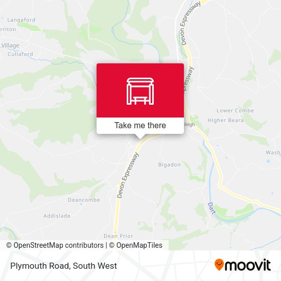 Plymouth Road map
