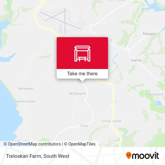 Treloskan Farm map