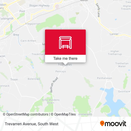 Trevarren Avenue map
