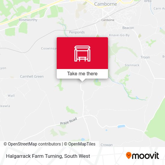 Halgarrack Farm Turning map